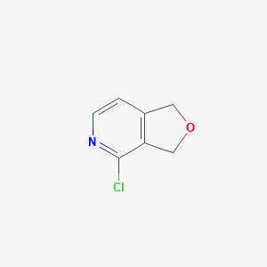 4-Chloro-1,3-dihydrofuro[3,4-c]pyridine chemical structure (CAS 1781641-19-7)