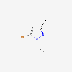 5-Bromo-1-ethyl-3-methyl-1H-pyrazole chemical structure (CAS 1782381-52-5)