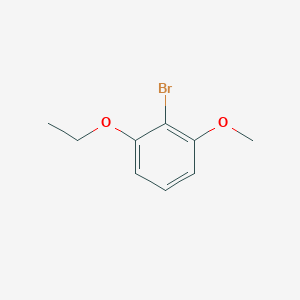 2-Bromo-1-ethoxy-3-methoxybenzene chemical structure (CAS 1782495-12-8)