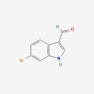 6-Bromo-1H-indole-3-carbaldehyde chemical structure (CAS 17826-04-9)