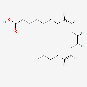 (8Z,11Z,14Z)-Icosa-8,11,14-trienoic acid chemical structure (CAS 1783-84-2)