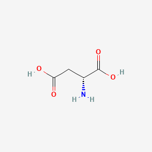 (R)-2-Aminosuccinic acid chemical structure (CAS 1783-96-6)