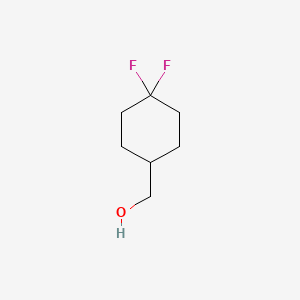 (4,4-Difluorocyclohexyl)methanol chemical structure (CAS 178312-48-6)