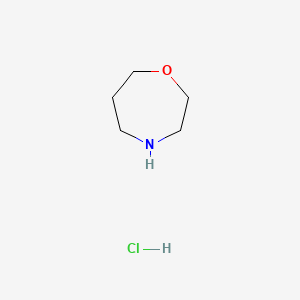 1,4-Oxazepane hydrochloride chemical structure (CAS 178312-62-4)