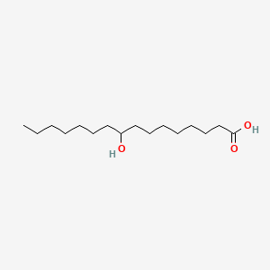 9-Hydroxyhexadecanoic acid chemical structure (CAS 17833-52-2)