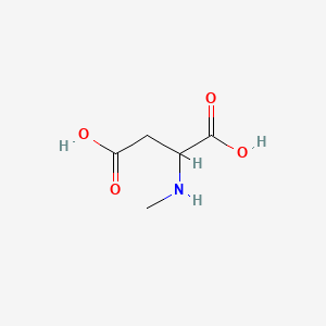 2-(Methylamino)succinic acid chemical structure (CAS 17833-53-3)