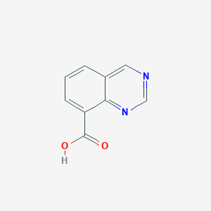 Quinazoline-8-carboxylic acid chemical structure (CAS 1783401-69-3)