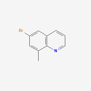 6-Bromo-8-methylquinoline chemical structure (CAS 178396-31-1)
