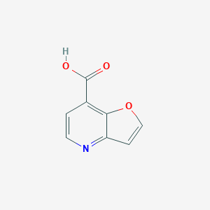 Furo[3,2-b]pyridine-7-carboxylic acid chemical structure (CAS 1783964-83-9)