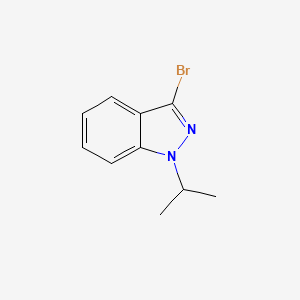 3-Bromo-1-isopropyl-1H-indazole chemical structure (CAS 1784489-02-6)