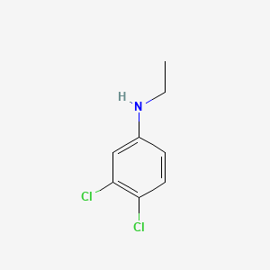 3,4-Dichloro-N-ethylaniline chemical structure (CAS 17847-40-4)