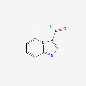 5-Methylimidazo[1,2-a]pyridine-3-carbaldehyde chemical structure (CAS 178488-37-4)