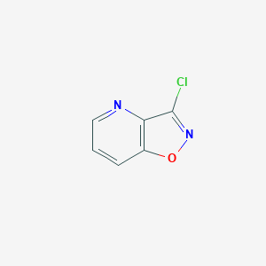 3-Chloroisoxazolo[4,5-b]pyridine chemical structure (CAS 1784989-11-2)