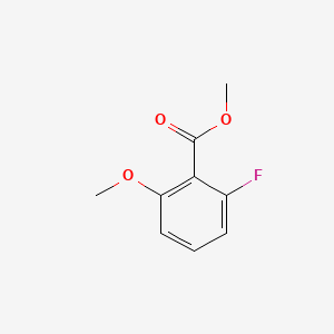 Methyl 2-fluoro-6-methoxybenzoate chemical structure (CAS 178747-79-0)