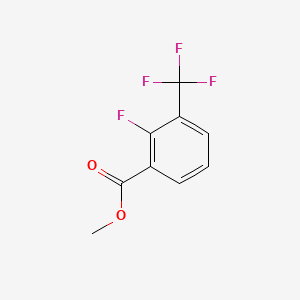 Methyl 2-fluoro-3-(trifluoromethyl)benzoate chemical structure (CAS 178748-05-5)