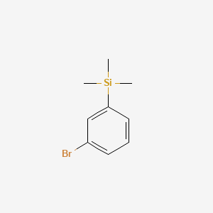 (3-Bromophenyl)trimethylsilane chemical structure (CAS 17878-47-6)