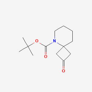 tert-Butyl 2-oxo-5-azaspiro[3.5]nonane-5-carboxylate chemical structure (CAS 1788041-51-9)