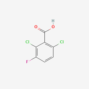 2,6-Dichloro-3-fluorobenzoic acid chemical structure (CAS 178813-78-0)