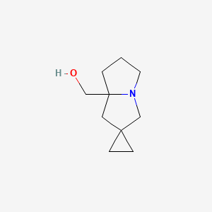 (Hexahydrospiro[cyclopropane-1,2'-pyrrolizin]-7a'-yl)methanol chemical structure (CAS 1788873-88-0)