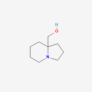(Hexahydroindolizin-8a(1H)-yl)methanol chemical structure (CAS 1788874-18-9)