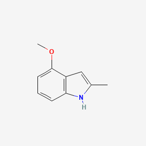 4-Methoxy-2-methy-1H-indole chemical structure (CAS 17897-50-6)