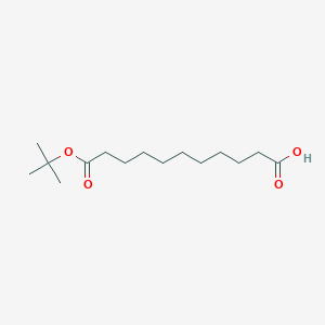 11-(tert-Butoxy)-11-oxoundecanoic acid chemical structure (CAS 1789702-17-5)