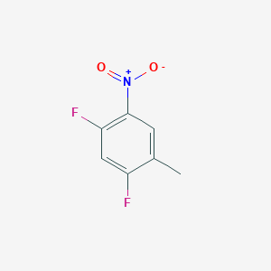 2,4-Difluoro-5-nitrotoluene chemical structure (CAS 179011-38-2)