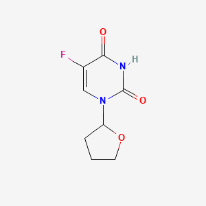 5-Fluoro-1-(tetrahydrofuran-2-yl)pyrimidine-2,4(1H,3H)-dione chemical structure (CAS 17902-23-7)