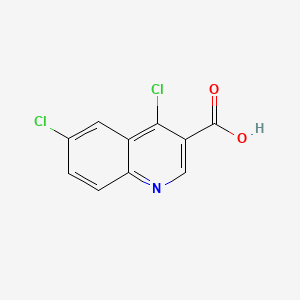 4,6-Dichloroquinoline-3-carboxylic acid chemical structure (CAS 179024-68-1)