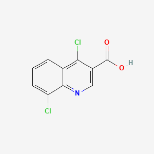4,8-Dichloroquinoline-3-carboxylic acid chemical structure (CAS 179024-69-2)