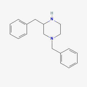 N-1-benzyl-3-benzyl-piperazine chemical structure (CAS 179051-52-6)