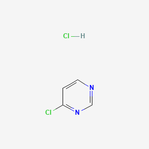 4-Chloropyrimidine hydrochloride chemical structure (CAS 179051-78-6)