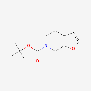 tert-Butyl 4,7-dihydrofuro[2,3-c]pyridine-6(5H)-carboxylate chemical structure (CAS 179060-28-7)