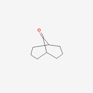 Bicyclo[3.3.1]nonan-9-one chemical structure (CAS 17931-55-4)