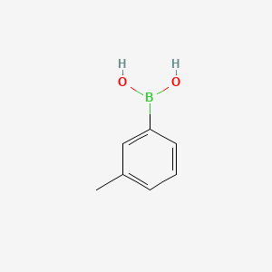 m-Tolylboronic acid chemical structure (CAS 17933-03-8)