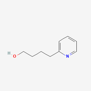 4-(Pyridin-2-yl)butan-1-ol chemical structure (CAS 17945-79-8)