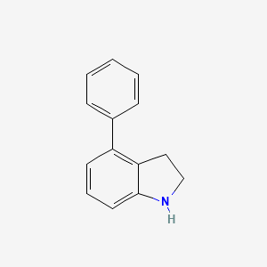 4-Phenylindoline chemical structure (CAS 179473-53-1)
