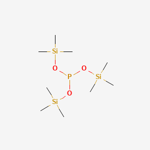 Tris(trimethylsilyl)phosphite chemical structure (CAS 1795-31-9)