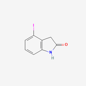 4-Iodoindolin-2-one chemical structure (CAS 179536-52-8)