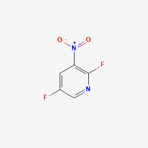 2,5-Difluoro-3-nitropyridine chemical structure (CAS 179558-82-8)