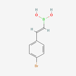 (E)-(4-Bromostyryl)boronic acid chemical structure (CAS 1795770-81-8)