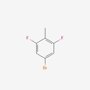5-Bromo-1,3-difluoro-2-methylbenzene chemical structure (CAS 179617-08-4)