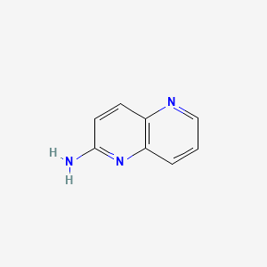 1,5-Naphthyridin-2-amine chemical structure (CAS 17965-80-9)