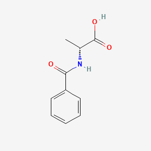 N-Benzoyl-D-alanine chemical structure (CAS 17966-60-8)