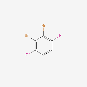 2,3-Dibromo-1,4-difluorobenzene chemical structure (CAS 179737-33-8)
