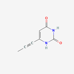 6-(Prop-1-yn-1-yl)pyrimidine-2,4(1H,3H)-dione chemical structure (CAS 1797408-97-9)