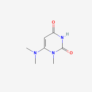 6-(Dimethylamino)-1-methylpyrimidine-2,4(1H,3H)-dione chemical structure (CAS 1797409-07-4)