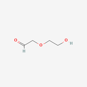 2-(2-Hydroxyethoxy)acetaldehyde chemical structure (CAS 17976-70-4)