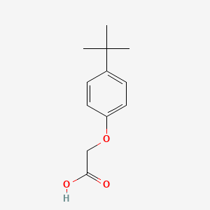 2-(4-(tert-Butyl)phenoxy)acetic acid chemical structure (CAS 1798-04-5)