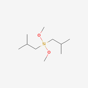 Diisobutyldimethoxysilane chemical structure (CAS 17980-32-4)